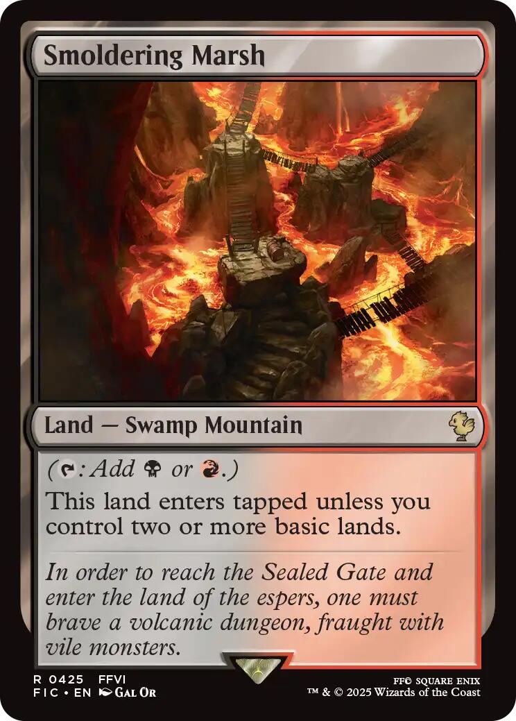 Smoldering Marsh (Surge Foil) [FINAL FANTASY Commander] | Gamers Paradise