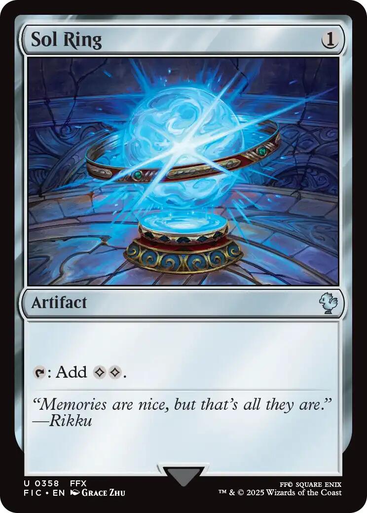 Sol Ring (0358) (Surge Foil) [FINAL FANTASY Commander] | Gamers Paradise