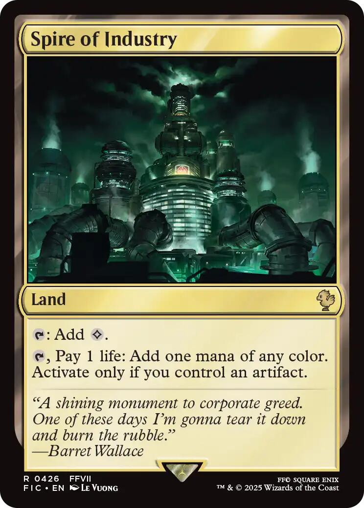 Spire of Industry (Surge Foil) [FINAL FANTASY Commander] | Gamers Paradise