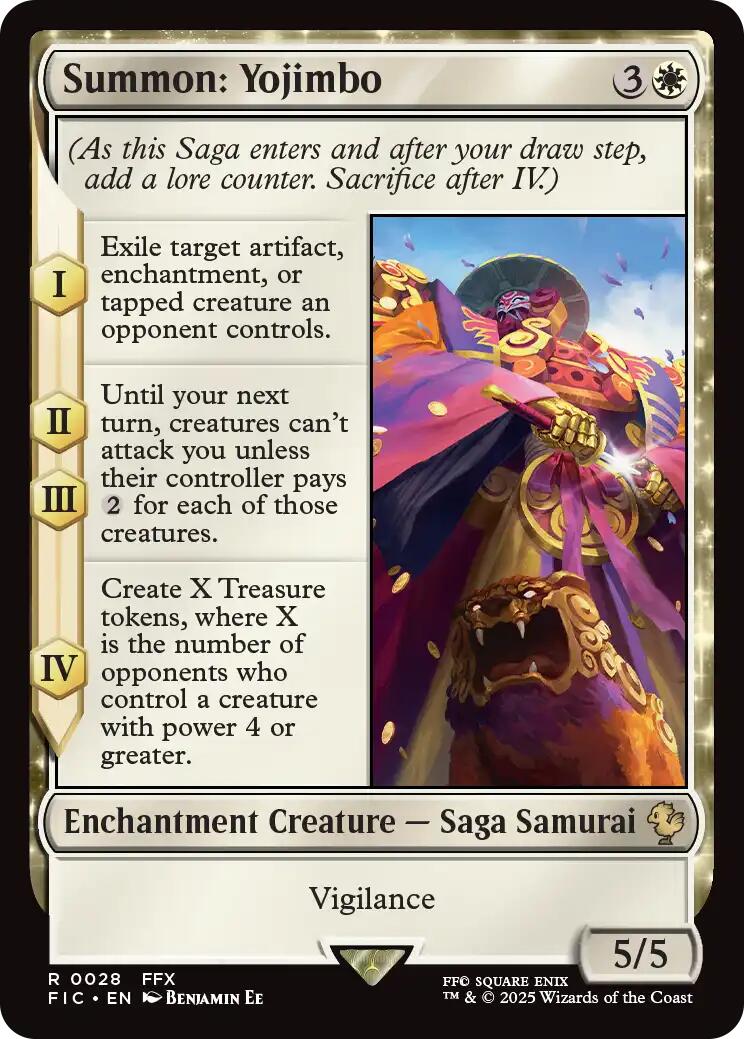 Summon: Yojimbo (Surge Foil) [FINAL FANTASY Commander] | Gamers Paradise