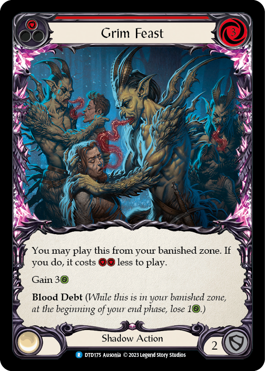 Grim Feast (Red) [DTD175] (Dusk Till Dawn)  Rainbow Foil | Gamers Paradise