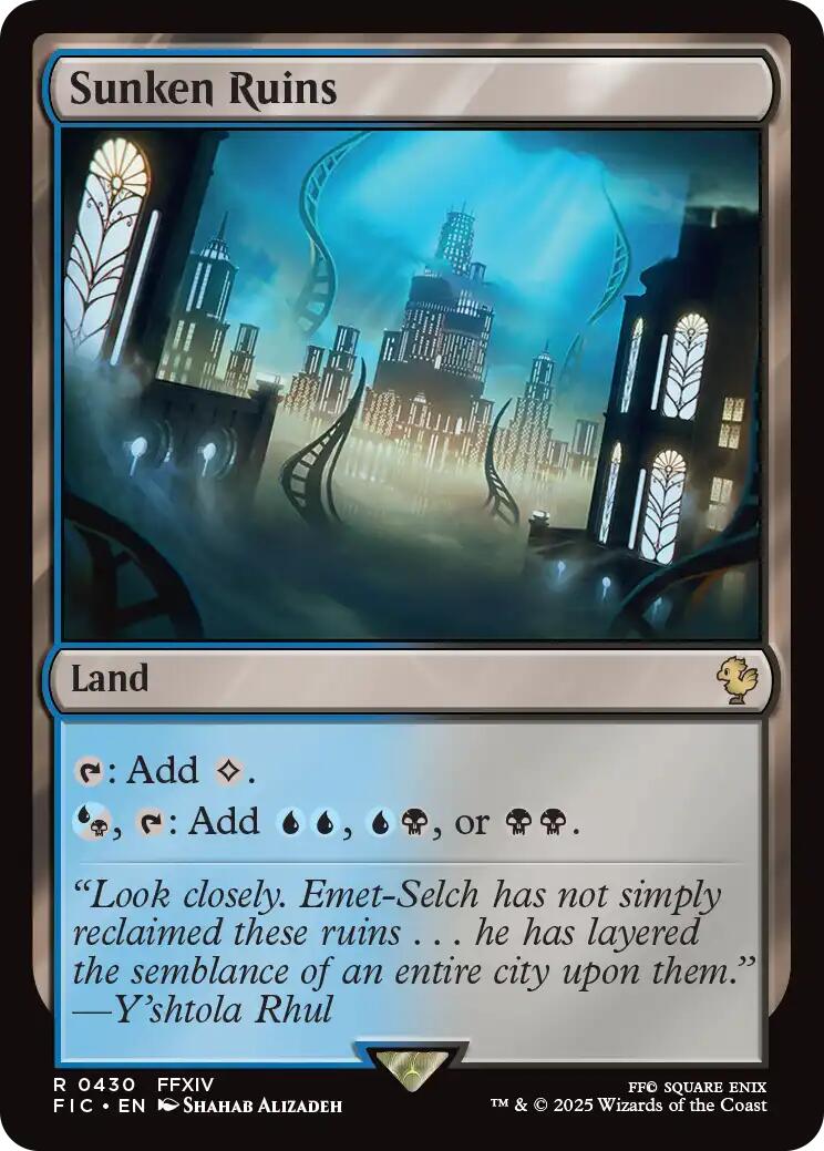 Sunken Ruins (Surge Foil) [FINAL FANTASY Commander] | Gamers Paradise