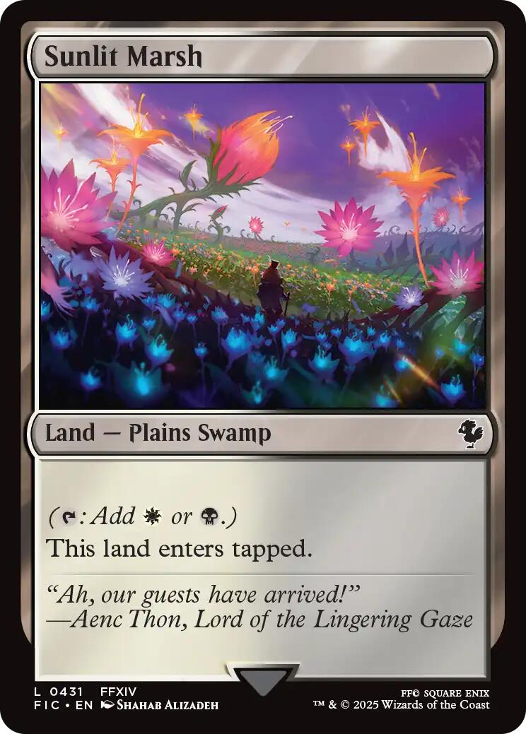 Sunlit Marsh (Surge Foil) [FINAL FANTASY Commander] | Gamers Paradise