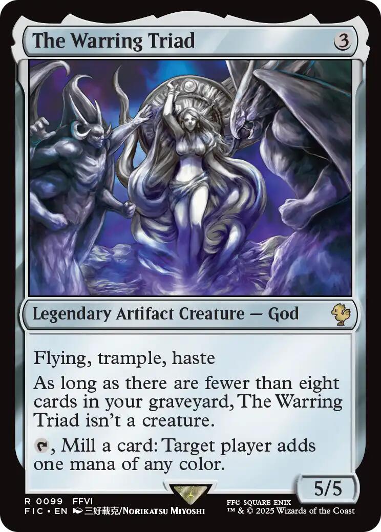The Warring Triad (Surge Foil) [FINAL FANTASY Commander] | Gamers Paradise