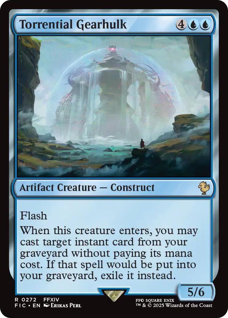Torrential Gearhulk (Surge Foil) [FINAL FANTASY Commander] | Gamers Paradise