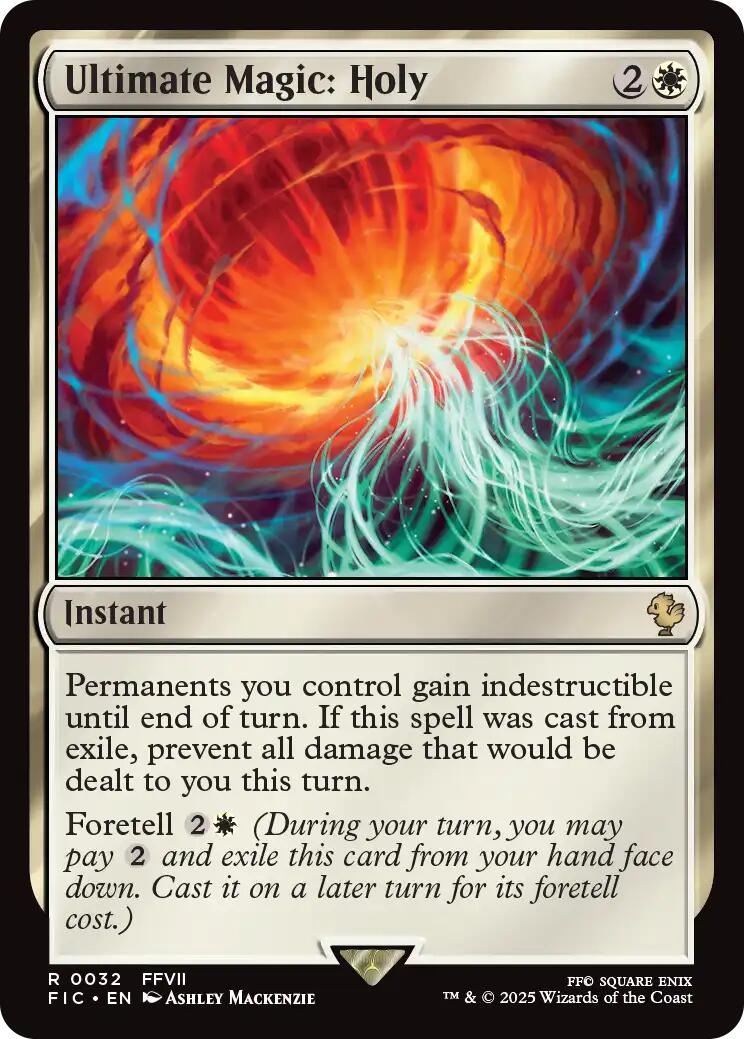 Ultimate Magic: Holy (Surge Foil) [FINAL FANTASY Commander] | Gamers Paradise