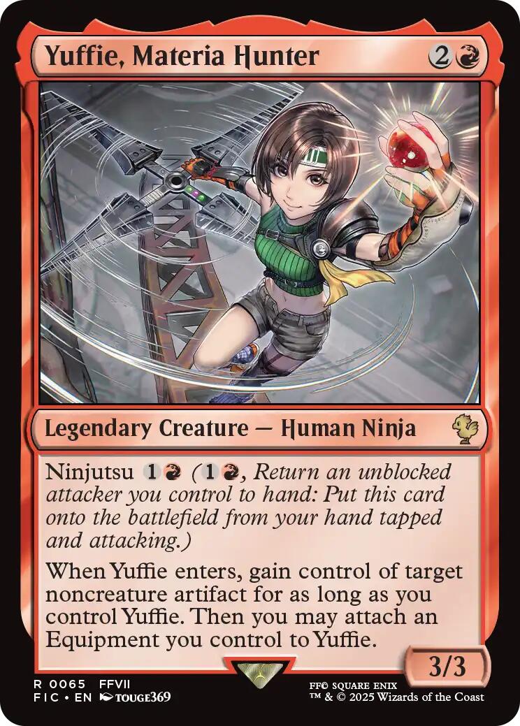 Yuffie, Materia Hunter (Surge Foil) [FINAL FANTASY Commander] | Gamers Paradise
