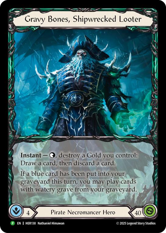 Gravy Bones, Shipwrecked Looter [HER138] (Promo)  Rainbow Foil | Gamers Paradise
