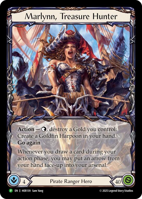 Marlynn, Treasure Hunter [HER139] (Promo)  Rainbow Foil | Gamers Paradise