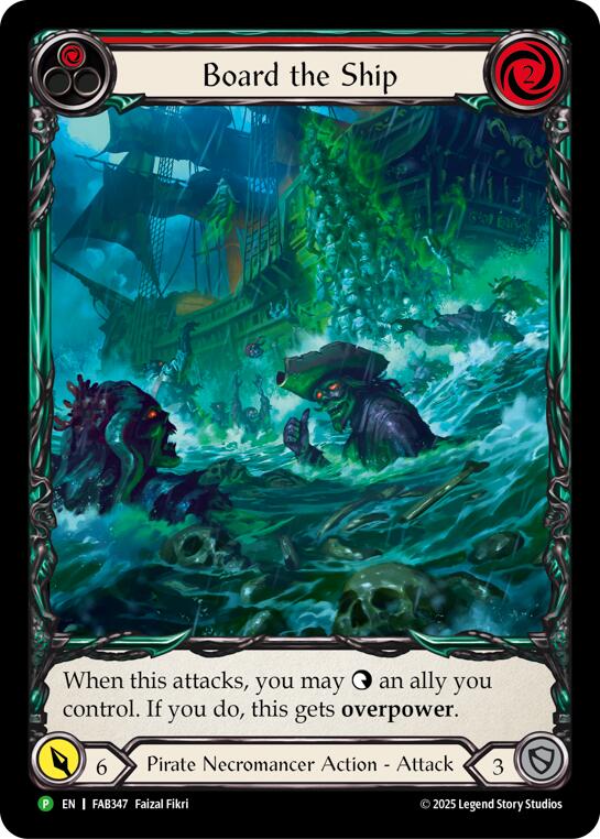 Board the Ship [FAB347] (Promo)  Rainbow Foil | Gamers Paradise
