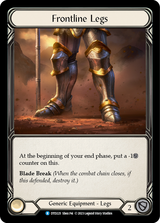 Frontline Legs [DTD225] (Dusk Till Dawn)  Cold Foil | Gamers Paradise