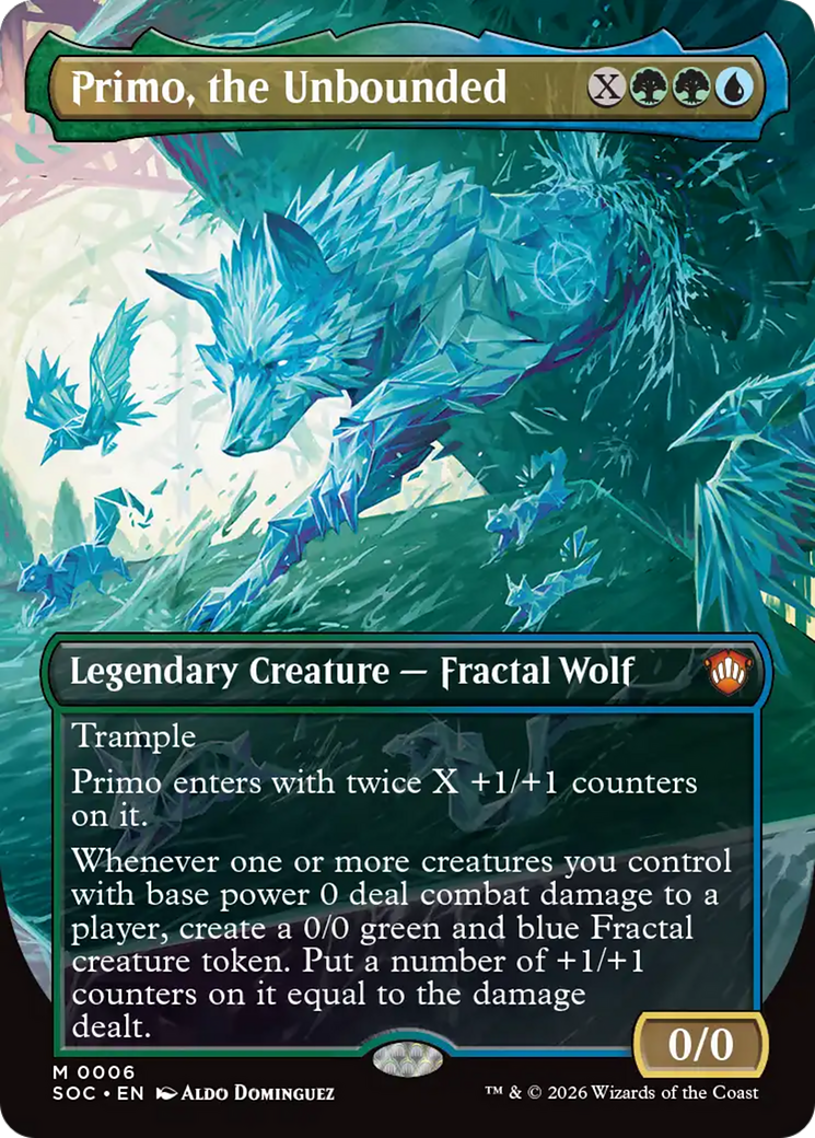 Primo, the Unbounded (Borderless) [Secrets of Strixhaven Commander] | Gamers Paradise