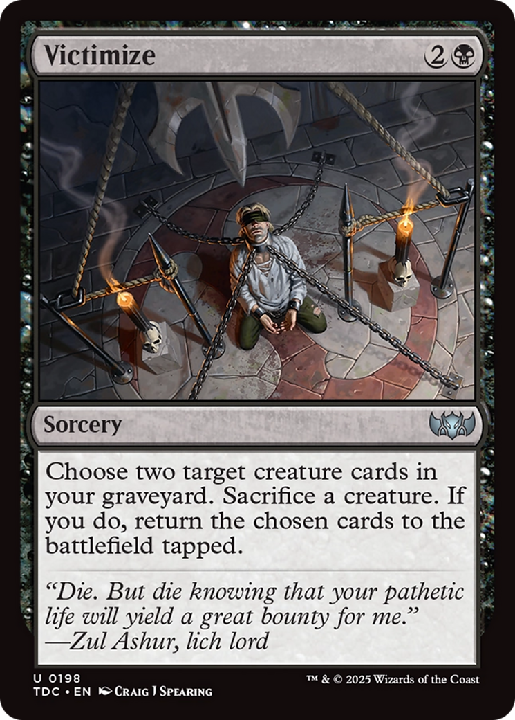 Victimize [Tarkir: Dragonstorm Commander] | Gamers Paradise