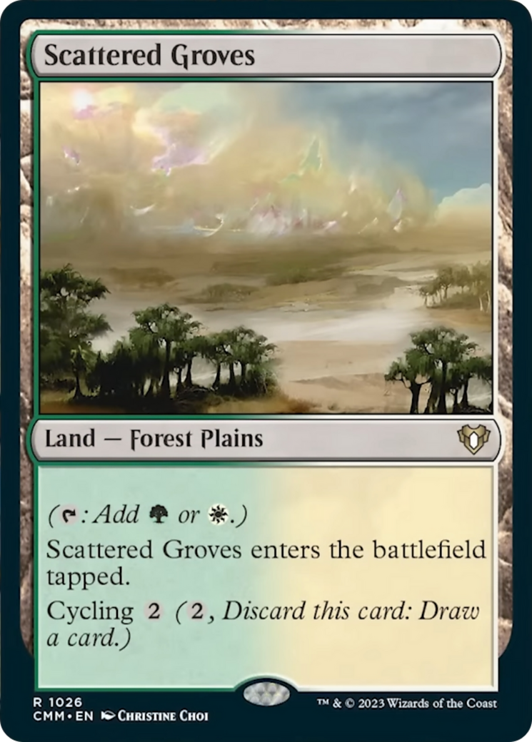 Scattered Groves [Commander Masters] | Gamers Paradise