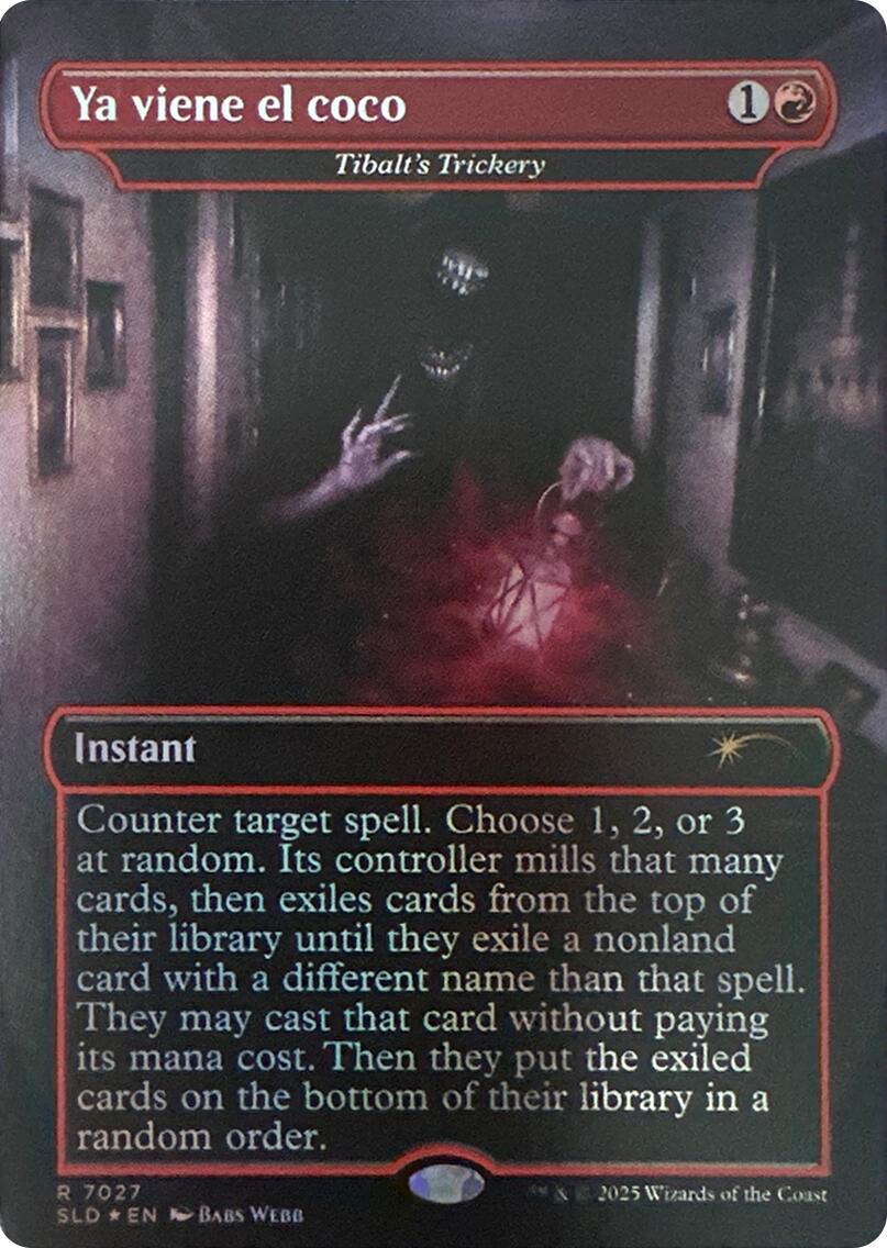 Ya viene el coco - Tibalt's Trickery (Rainbow Foil) [Secret Lair Drop Series] | Gamers Paradise