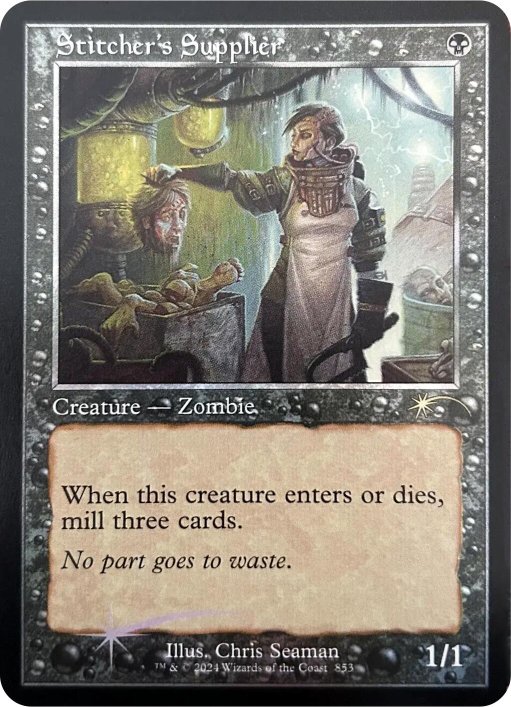 Stitcher's Supplier (Retro Frame) [Secret Lair Drop Series] | Gamers Paradise