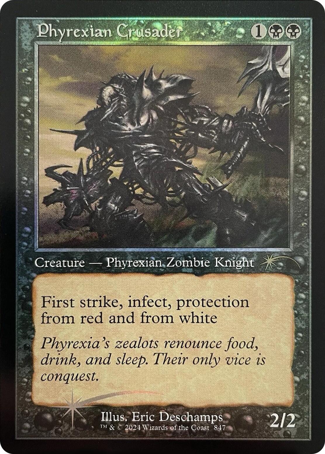 Phyrexian Crusader (Retro Frame) [Secret Lair Drop Series] | Gamers Paradise
