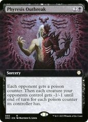 Phyresis Outbreak (Extended Art) [Phyrexia: All Will Be One Commander] | Gamers Paradise