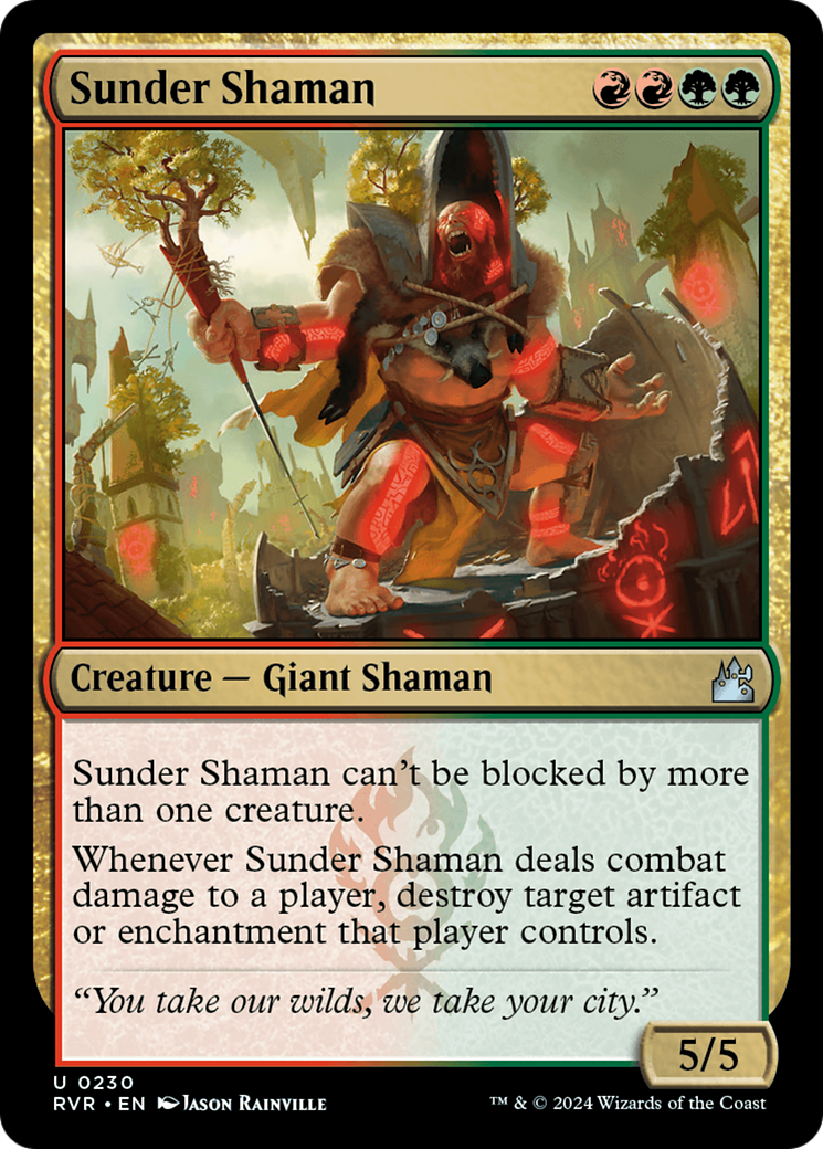 Sunder Shaman [Ravnica Remastered] | Gamers Paradise