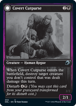 Covert Cutpurse // Covetous Geist [Innistrad: Double Feature] | Gamers Paradise