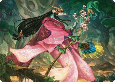 Sakiko, Mother of Summer Art Card [Commander Masters Art Series] | Gamers Paradise