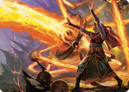 Ghitu Amplifier Art Card [Dominaria United Art Series] | Gamers Paradise