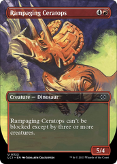 Rampaging Ceratops (Borderless) [The Lost Caverns of Ixalan] | Gamers Paradise