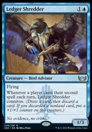 Ledger Shredder (Promo Pack) [Streets of New Capenna Promos] | Gamers Paradise