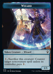 Kor Warrior // Wizard Double-Sided Token [Commander Legends: Battle for Baldur's Gate Tokens] | Gamers Paradise