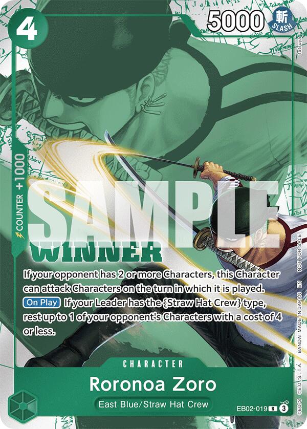 Roronoa Zoro (Winner Pack 2025 Vol. 3) [One Piece Promotion Cards] | Gamers Paradise