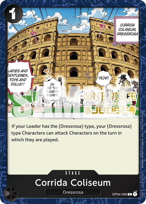 Corrida Coliseum (Judge Pack Vol. 6) [One Piece Promotion Cards] | Gamers Paradise