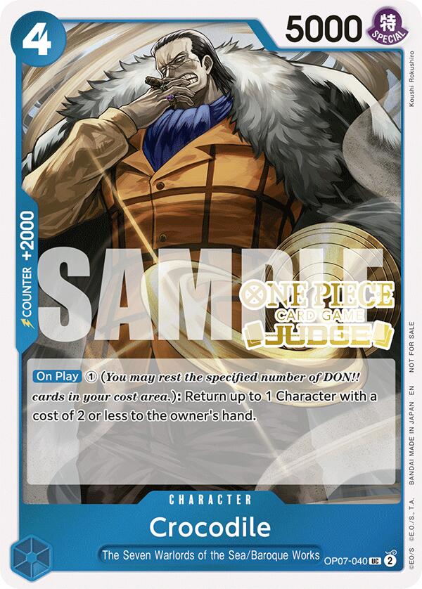 Crocodile (Judge Pack Vol. 6) [One Piece Promotion Cards] | Gamers Paradise