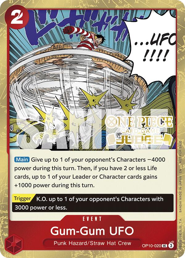 Gum-Gum UFO (Judge Pack Vol. 6) [One Piece Promotion Cards] | Gamers Paradise
