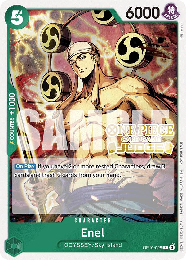 Enel (Judge Pack Vol. 6) [One Piece Promotion Cards] | Gamers Paradise