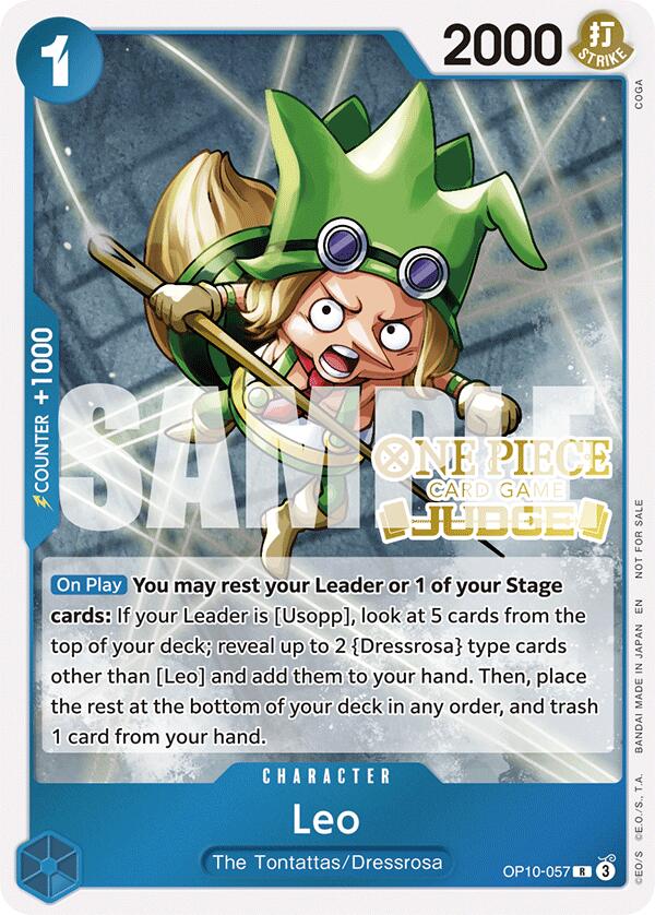Leo (Judge Pack Vol. 6) [One Piece Promotion Cards] | Gamers Paradise