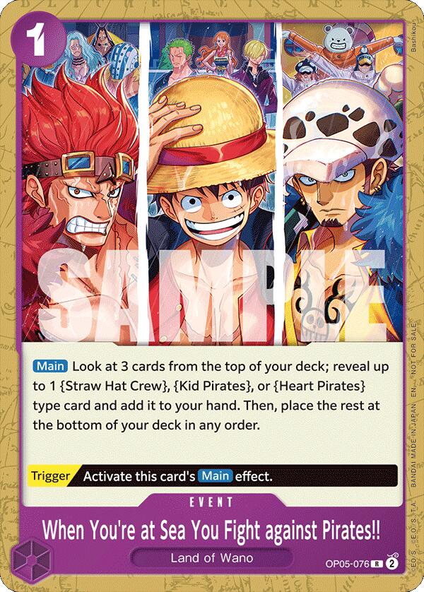 When You're at Sea You Fight against Pirates!! (2025 Pirates League Store) [Qualifier] [One Piece Promotion Cards] | Gamers Paradise