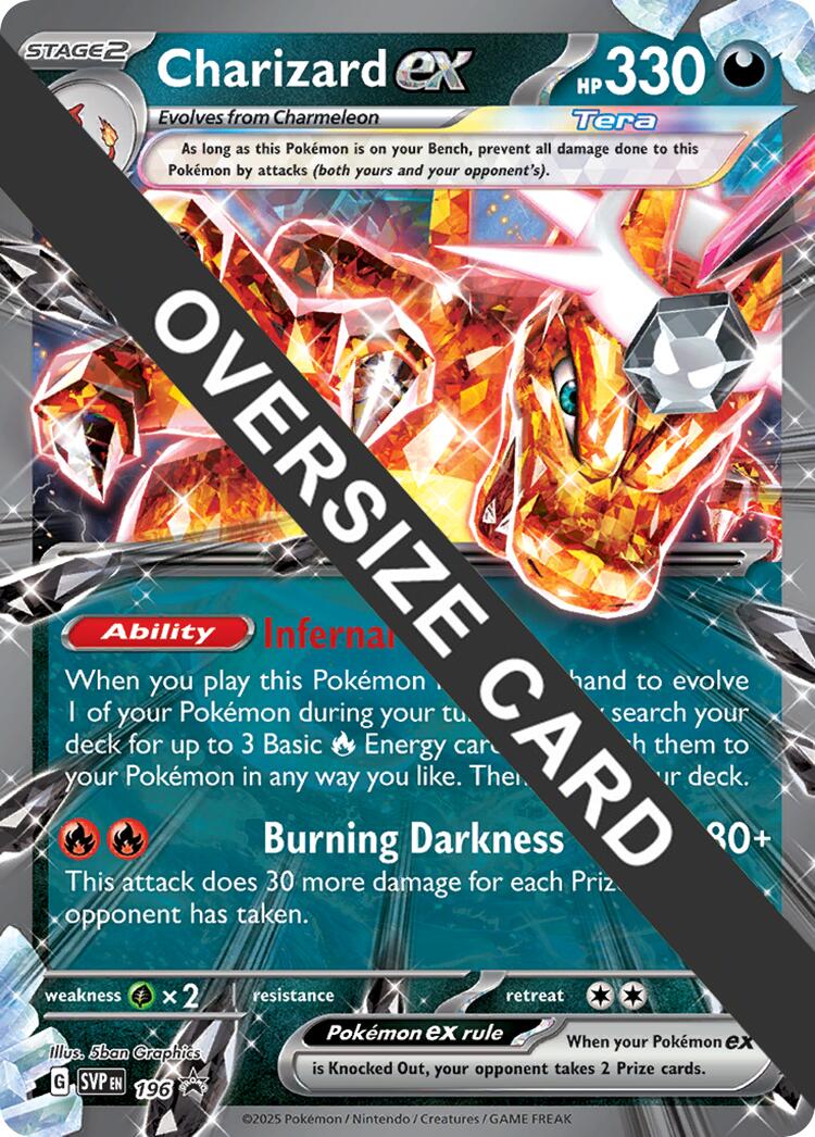 Charizard EX (196) (Jumbo Card) [Scarlet & Violet: Black Star Promos] | Gamers Paradise