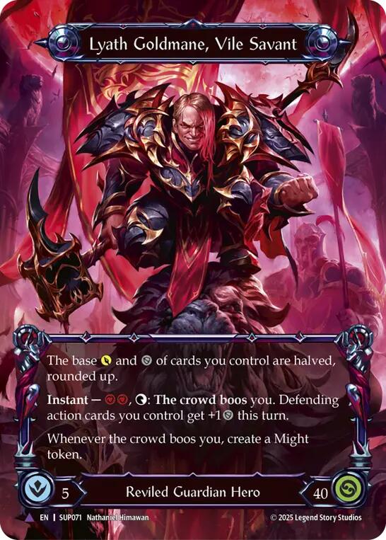 Lyath Goldmane, Vile Savant (Marvel) [SUP071] (Super Slam)  Cold Foil | Gamers Paradise
