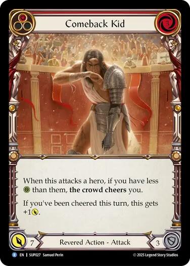 Comeback Kid (Red) [SUP027] (Super Slam)  Rainbow Foil | Gamers Paradise