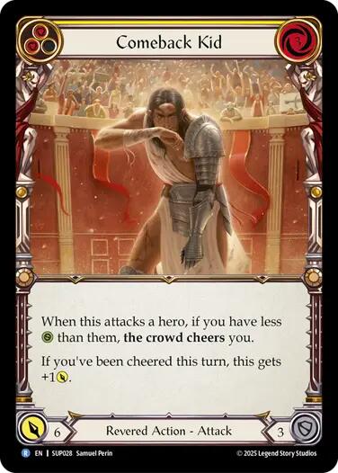 Comeback Kid (Yellow) [SUP028] (Super Slam)  Rainbow Foil | Gamers Paradise