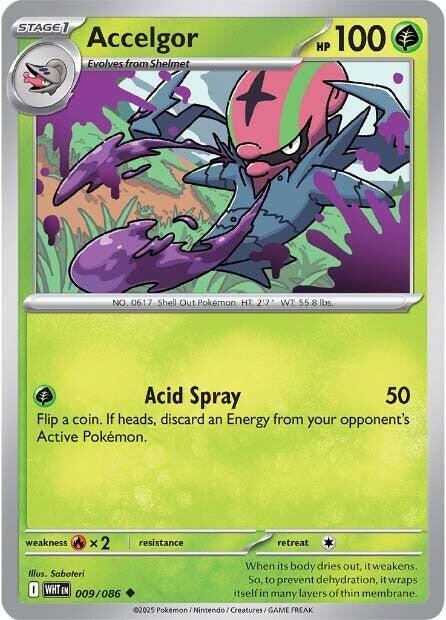 Accelgor (009/086) [Scarlet & Violet: White Flare] | Gamers Paradise