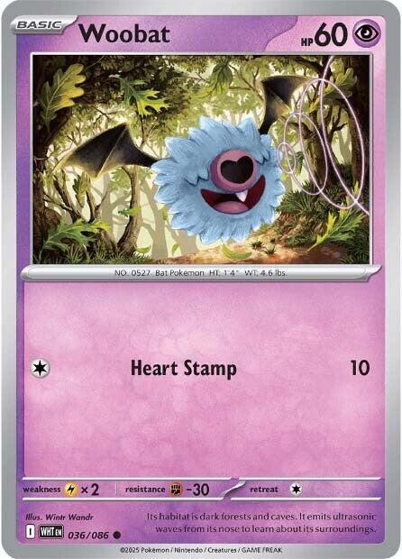 Woobat (036/086) [Scarlet & Violet: White Flare] | Gamers Paradise