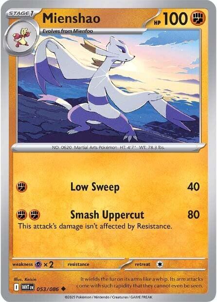 Mienshao (053/086) [Scarlet & Violet: White Flare] | Gamers Paradise