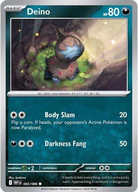 Deino (065/086) [Scarlet & Violet: White Flare] | Gamers Paradise