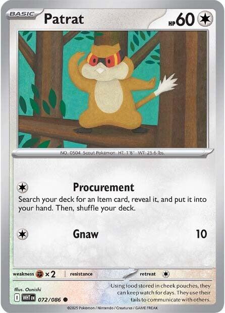 Patrat (072/086) [Scarlet & Violet: White Flare] | Gamers Paradise