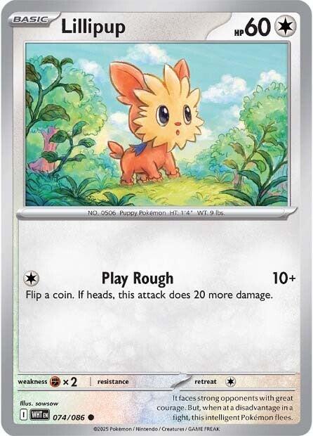 Lillipup (074/086) [Scarlet & Violet: White Flare] | Gamers Paradise