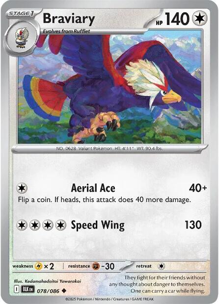 Braviary (078/086) [Scarlet & Violet: Black Bolt] | Gamers Paradise