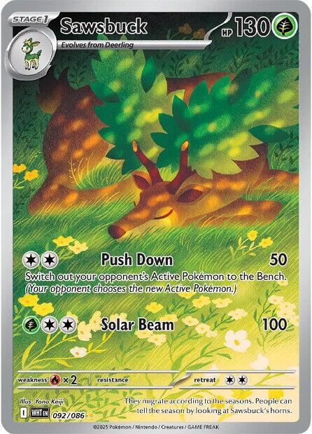 Sawsbuck (092/086) [Scarlet & Violet: White Flare] | Gamers Paradise