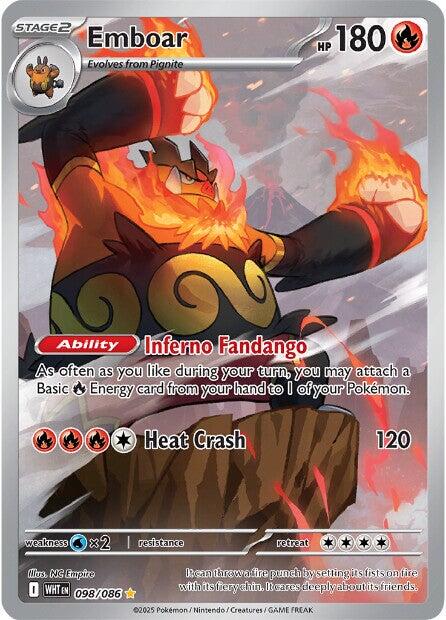 Emboar (098/086) [Scarlet & Violet: White Flare] | Gamers Paradise