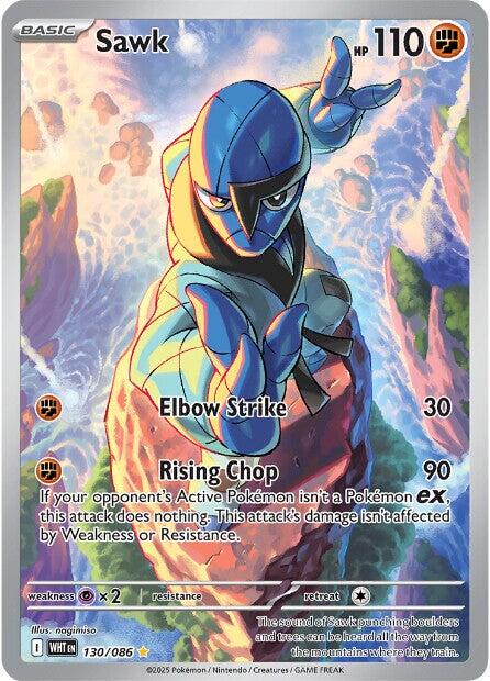Sawk (130/086) [Scarlet & Violet: White Flare] | Gamers Paradise